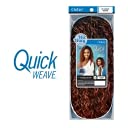 Outre Synthetic Quick Weave Wet & Wavy Style Half Wig - DEEP CURL 14" (1B Off Black)