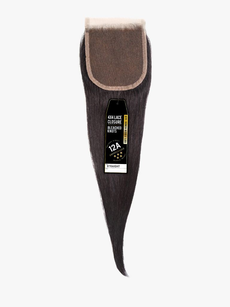 12A 4X4 LACE CLOSURE – STRAIGHT 12″