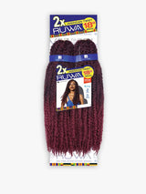 2X RUWA JAMAICAN TWIST 18″ A pre-stretched Jamaican Twist item made with Aquatex