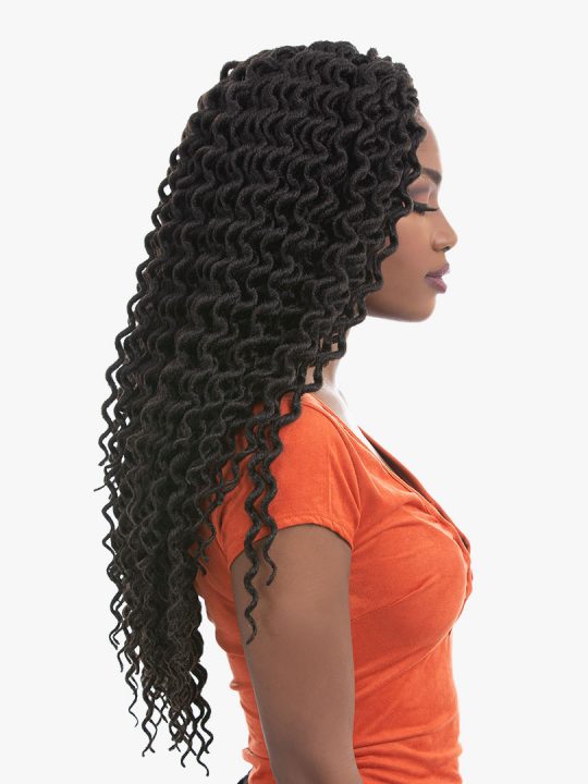 3X FAUX LOCS CURLY 18″