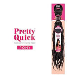 Outre Wrap Ponytail Pretty Quick Butterfly Jungle Wavy Box Braid 16"