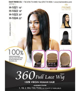 STRAIGHT BLACK WIG H1021