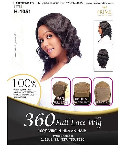 MEDIUM LENGTH WAVY BLACK WIG H1051