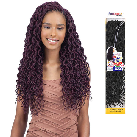 Goddess Locs Crochet Synthetic Hair 14-24 Inch 1 Pack Faux Locs Crochet  Hair for Women Pre Looped River Locs Crochet Hair with Curly Ends (1 pack,  T1B-30-27)