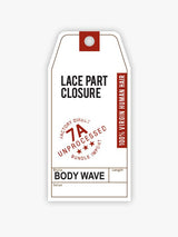 LACE PART CLOSURE – BODY WAVE