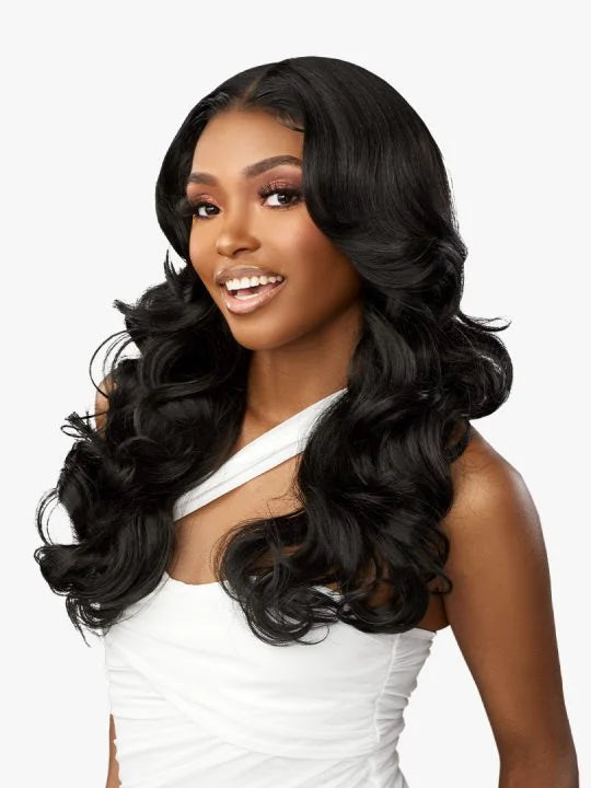 BUTTA LACE HUMAN HAIR BLEND VOLUME CURL 22″