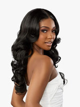 BUTTA LACE HUMAN HAIR BLEND VOLUME CURL 22″