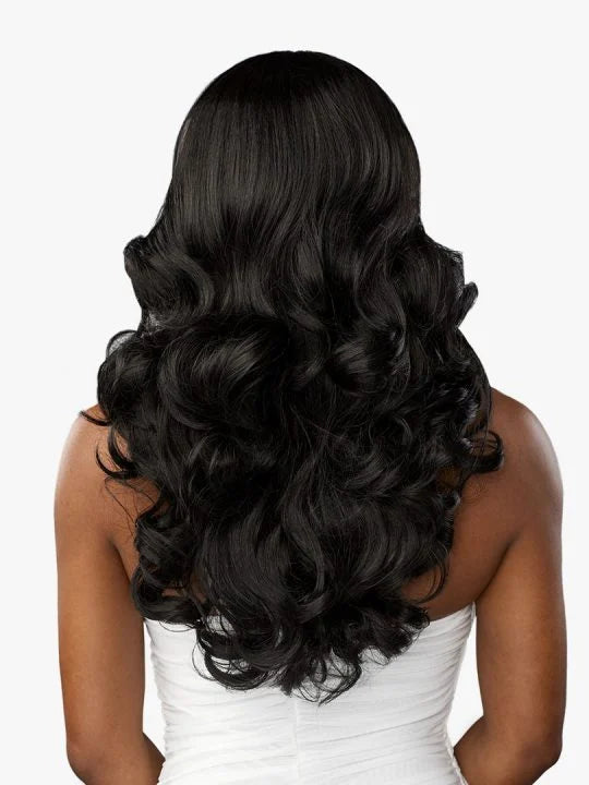 BUTTA LACE HUMAN HAIR BLEND VOLUME CURL 22″