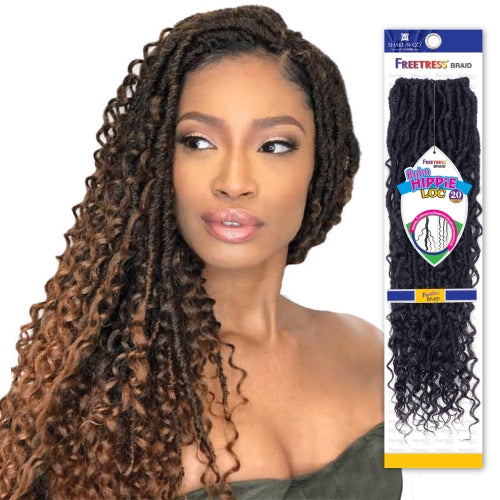 FreeTress Synthetic Hair Crochet Braids Boho Hippie Loc 20"