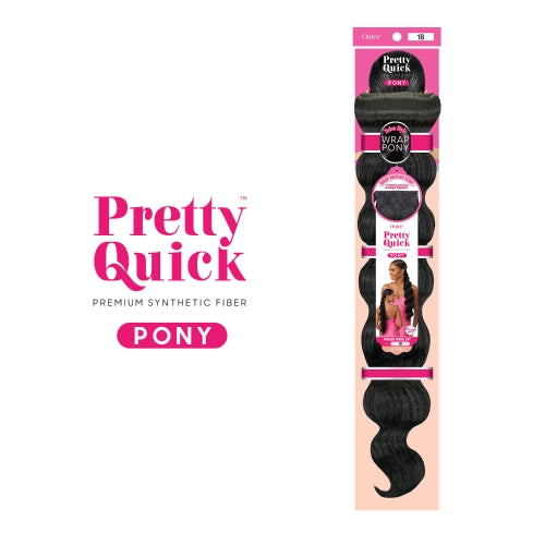 Outre Wrap Around Pony Pretty Quick Finger Wave 24"