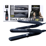 Tyche Ceramic Combo Flat Iron 1" + 1/2" Plus Heat Protector 2oz