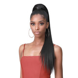 Bobbi Boss Human Hair Blend Tress Up Miss Origin Ponytail Yaky Straight 28"