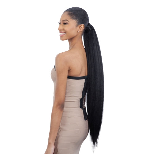 Milky Way Organique Pony Pro Easy Wrap Around Ponytail Natural Yaky 32"