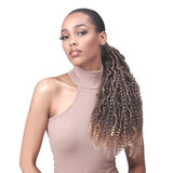 Bobbi Boss Human Hair Blend Tress Up Ponytail MOD042 Nu Locs Water Boho 18"