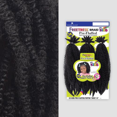 Shake-N-Go Freetress Crochet Braiding Hair - 2x Spring Twist 12”