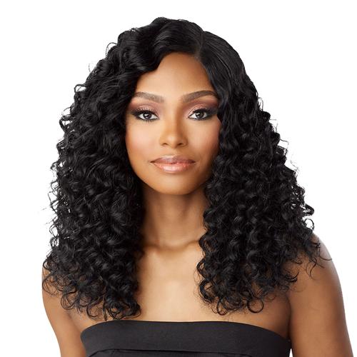 Sensationnel Human Hair Weave Empire 3-Way Parting HD Lace Closure New Deep 12"