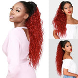 Instant Glitz Synthetic Drawstring Ponytail Crimp Wave 28"