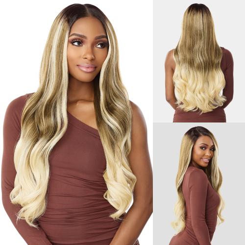 Sensationnel Human Hair Blend HD Lace Front Wig Cloud 9 What Lace Swiss Lace 13X6 Arabella 28"