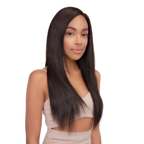 Janet Collection Natural Virgin Remy Human Hair 13X4 Lace Frontal Closure Straight (12"-16")