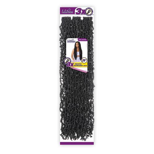 Sensationnel Crochet Braids Lulutress Pre-Looped 3X Distressed Locs 26"