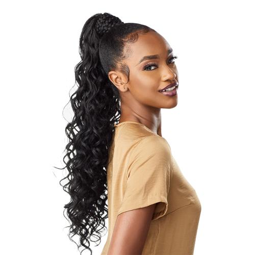 Sensationnel Ponytail Instant Pony Wrap Braided Loose Deep 26"