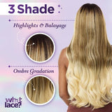 Sensationnel Human Hair Blend HD Lace Front Wig Cloud 9 What Lace Swiss Lace 13X6 Arabella 28"