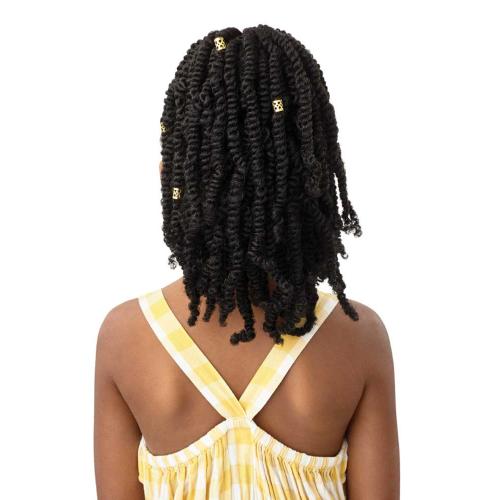 Outre Drawstring Ponytail Lil Looks Gold Cuffed Bomb Twists 12"