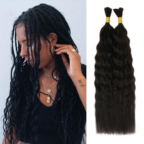 Starlet 100% Virgin Unprocessed Human Braiding Hair Wet N Wavy Super Bulk (18"-20")