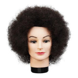 Annie 100% Human Hair Permed Mannequin Head Wendy 14"