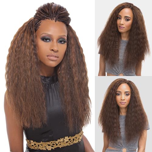 Janet Collection Human Hair Braids Wet n Wavy Super French Bulk 4Pcs (14-24")