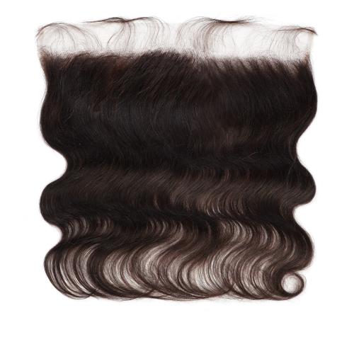 BareNNatural Unprocessed Virgin Human Hair Weave 13x4 Lace Closure 7A Body Wave (10-18") (Pre-Plucked With Baby Hair)