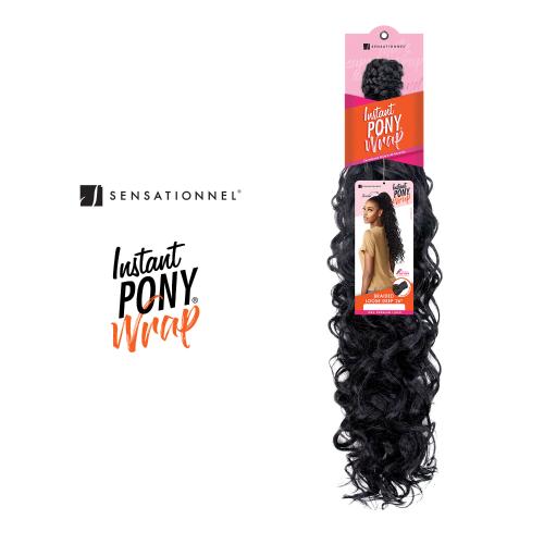 Sensationnel Ponytail Instant Pony Wrap Braided Loose Deep 26"