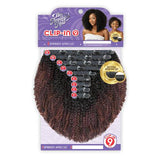 Outre Human Hair Premium Blend Clip-In Big Beautiful Hair Springy Afro 10" 9pcs