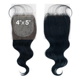 Outre Laid N Slayed Unprocessed Bundle Hair 4X5 HD Melted Lace Closure Natural Body (10"-16")