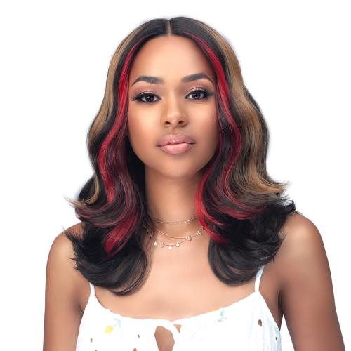 Bobbi Boss Human Hair Blend HD Lace Front Wig 5