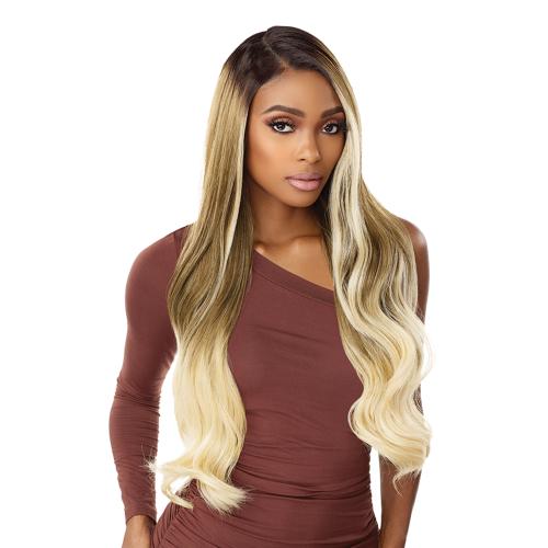 Sensationnel Human Hair Blend HD Lace Front Wig Cloud 9 What Lace Swiss Lace 13X6 Arabella 28"