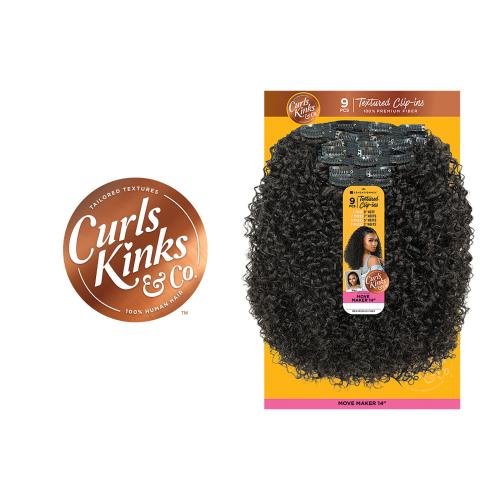 Sensationnel Textured Clip-Ins Weave Curls Kinks N Co Move Maker 14"