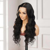 UpScale 100% Human Hair Glueless Pre Plucked 13x4 Lace Frontal Wig Body Wave 24"