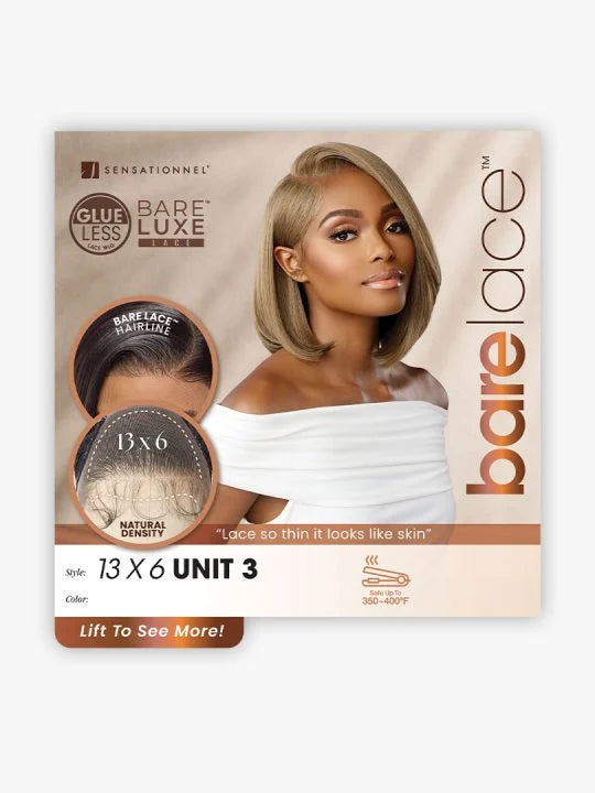 BARE LACE WIG_ 13X6 UNIT 3 Yaki textured bob style.