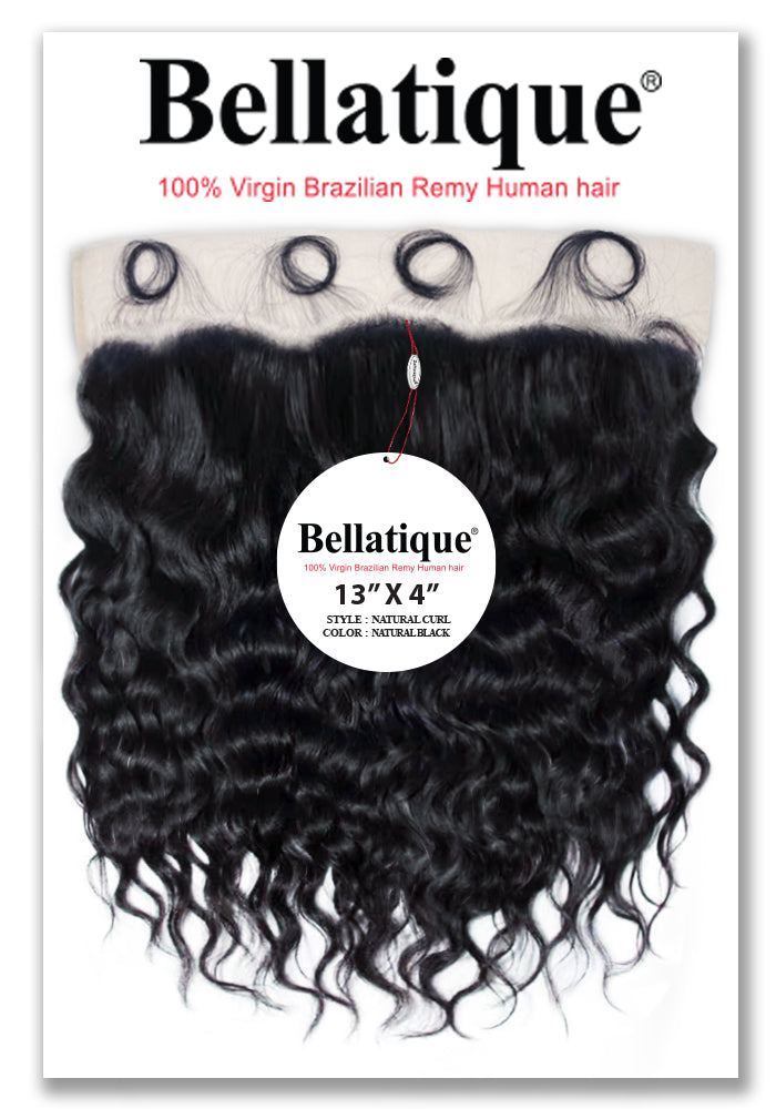 BELLATIQUE 13X4 FRONTAL-NATURAL CURL