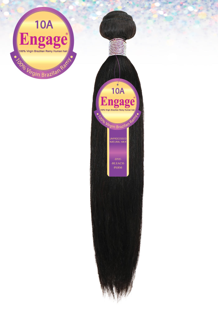 ENGAGE-STRAIGHT 100%  VIRGIN BRAZILIAN REMY HUMAN HAIR