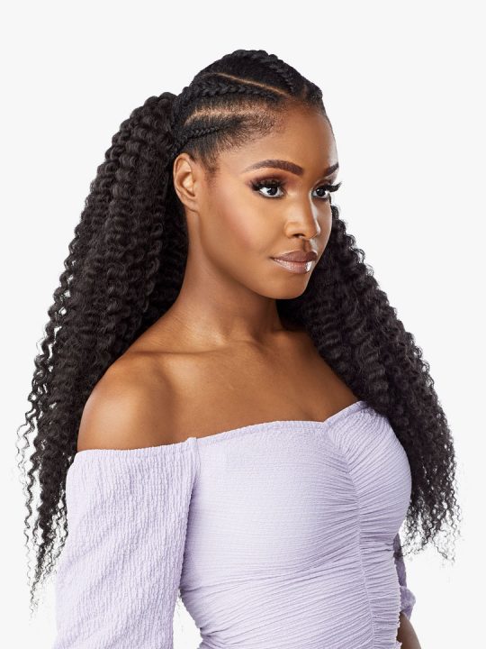 3X DRIP CURL20″ Pre-separated bohemian curl, strong texture for the natural look