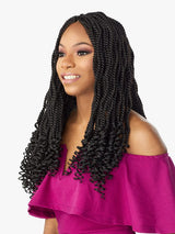 3X KINKY TWIST 18″ Tight twist style with curled ends, which is perfect for any occasion.