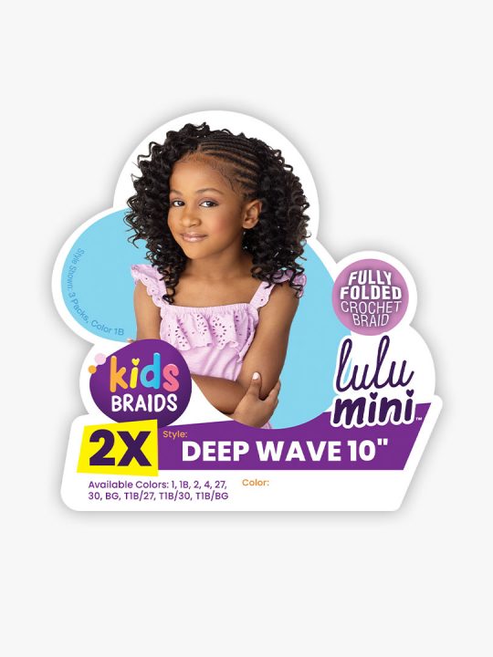 LULU MINI 2X DEEP WAVE 10″ Short Deep Wave style in 10”