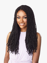 2X MICRO LOCS 18″ Thinner strands of locs, Textured strands give a more natural finished look