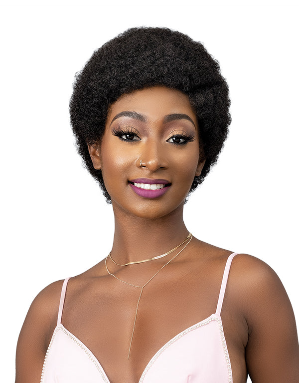 Janet NATURAL AFRO ABBO WIG PREMIUM SYNTHETIC HAIR