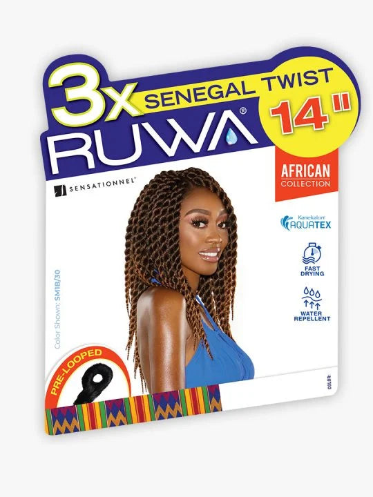 3X RUWA SENEGAL TWIST 14″ Senegal Twist style has 3 bundles in one pack.