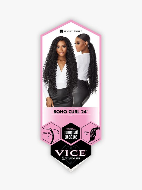 VICE BUNDLES BOHO CURL 24″ Tight, ringlet curls style