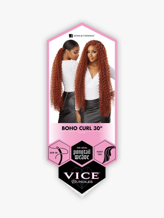 VICE BUNDLES BOHO CURL 30″ Tight, ringlet curls style