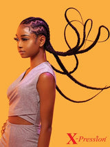 6X X-PRESSION PRE-STRETCHED BRAID 58″ 6X X-pression is a pre-stretched version of the current X-Pression item and is prepared to save preparation time when braiding the hair.